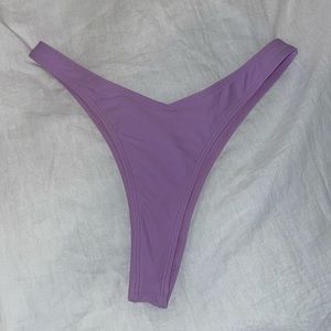 Small Purple Thong Bikini Bottoms